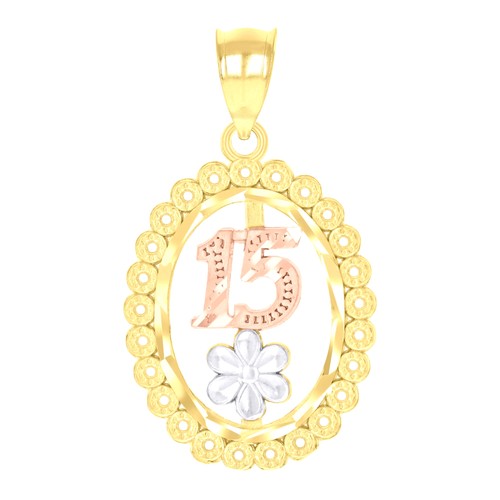 14k gold damen - 14k, dreifarbig