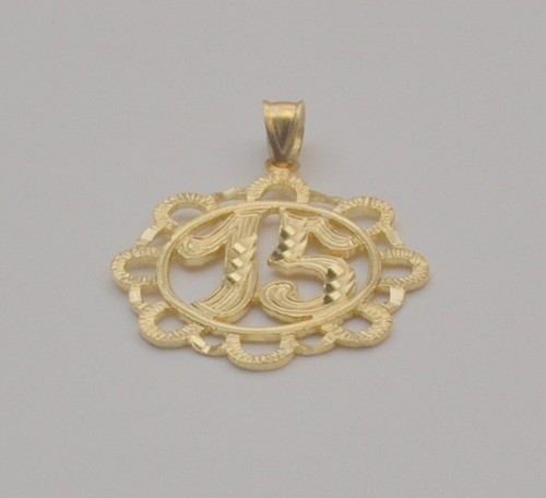 14k massiv gelbgold - süßer, 15