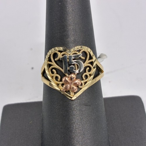 Damenring gold quinceanera - gold,