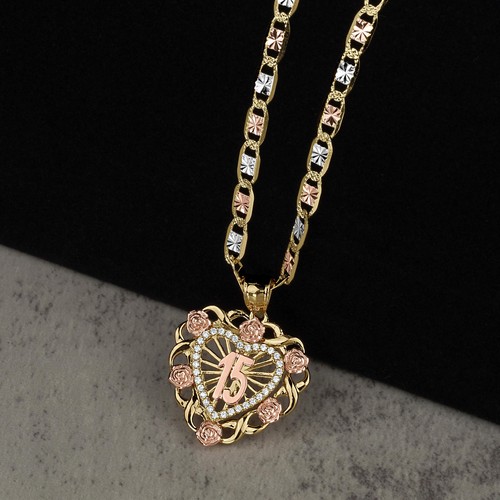 10k 14k gold quinceanera - 14k,