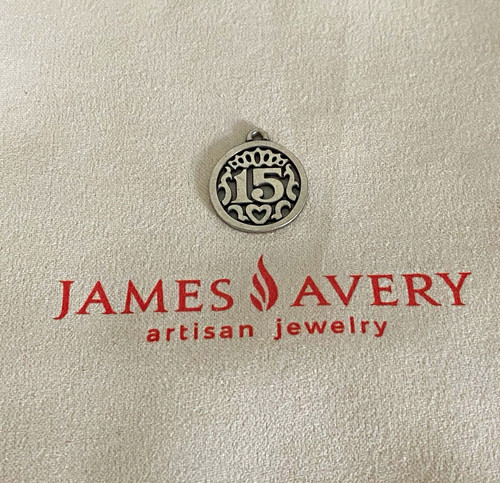 James avery quinceanera charm - james,