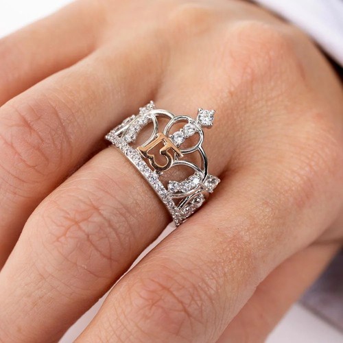 Sterling silber zwei farbige - sterling,