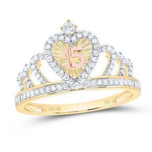 33ctw diamant quinceanera - 0,33ctw,