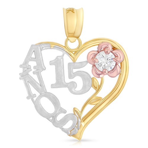 14k tri color gold - tri, 15