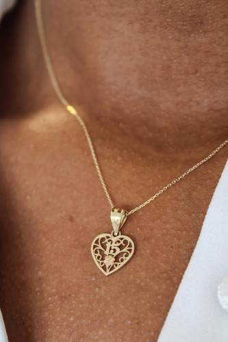 Quinceanera halskette 14k - halskette,