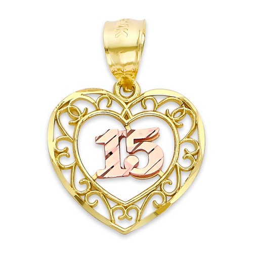 Massiver 10k gold quinceanera - gold,