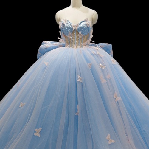 Quinceanera dress ball gown - dress,