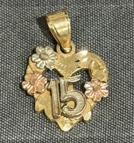 14k gold jahre quinceanera - gold,